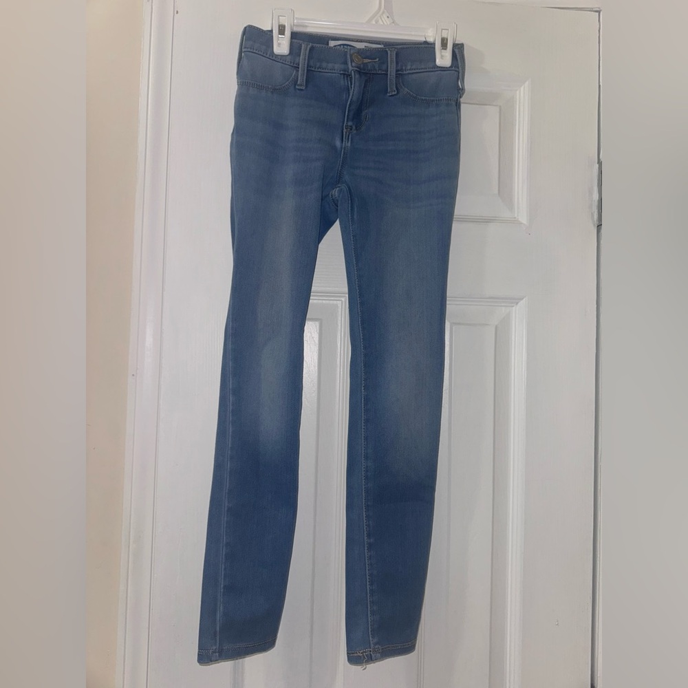 Old Navy Girls Ballerina 24/7 Jeggings Size 10 Blue Skinny Jeans